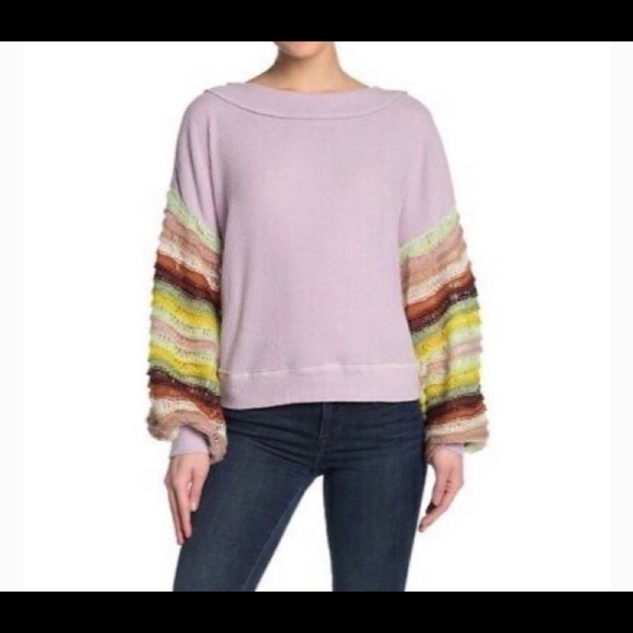 NWT; Free People Cha Cha Swit in Mist Lilac: Size: Large - Picture 3 of 14